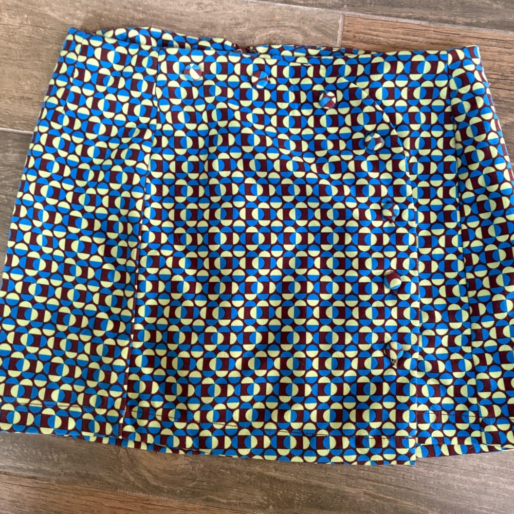 Urban Outfitters Geometric Printed Mini Skirt